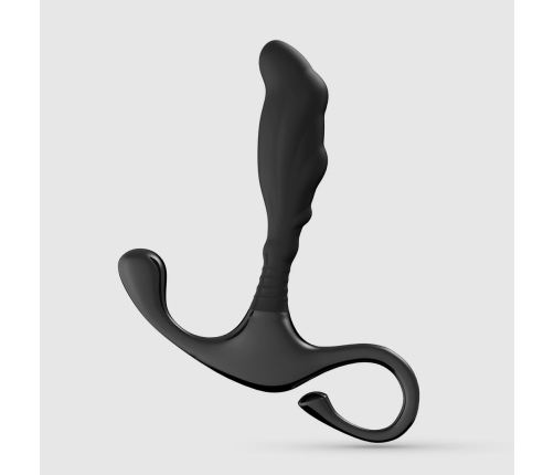 Crushious Djinn Silicone Prostate Stimulator Black 10.5cm Ergonomic Design