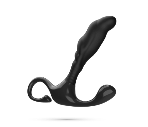 Crushious Djinn Silicone Prostate Stimulator Black 10.5cm Ergonomic Design