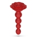 Crushious Rosaline Rotating Rose Plug Red - Remote Control, 19 cm