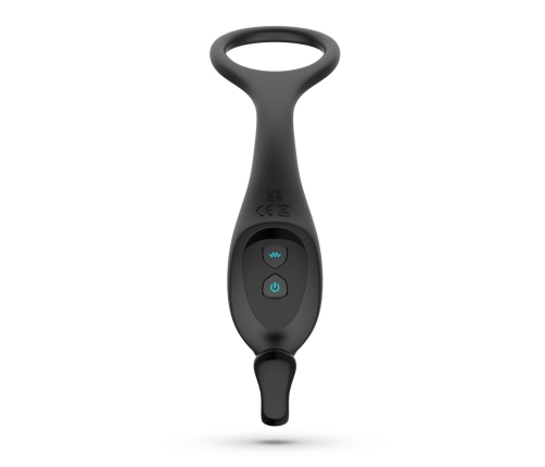 Crushious Magoo Black - Vibrating Thrusting Intimate System with Ring & Remote