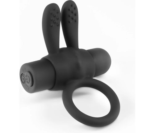 Crushious Nacho Black Intimate Ring with Remote Control Rechargeable