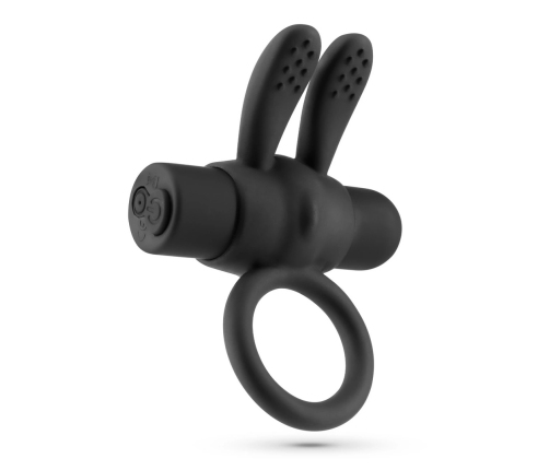 Crushious Nacho Black Intimate Ring with Remote Control Rechargeable