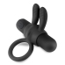 Crushious Wonka Black Ring with Rechargeable Vibrating Bullet 7.5 cm