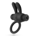 Crushious Pluto Silicone Ring with Vibrating Bullet Black 7.6cm