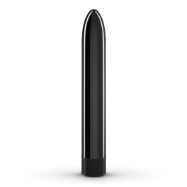 Crushious Classic Vibe Intimate Device Black 17.5cm Slim Design