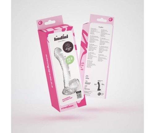 Crushious Hudini Flexible Jelly Model 17.5 cm Transparent TPE System