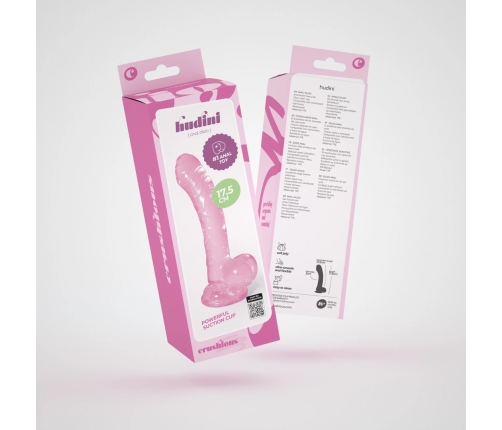 Crushious Hudini Flexible Jelly Intimate Model 17.5 cm Pink TPE