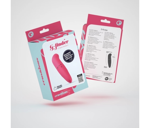 Crushious G-Finder Mini Precision Massager Pink 8cm ABS Compact