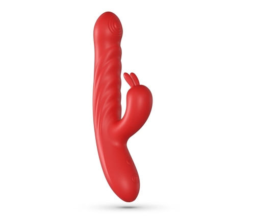 Crushious Lapin Red - Dual-Action Intimate Machine with Thrusting System