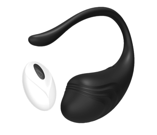 Crushious Tamago Black - Wireless Rechargeable Vibrating Egg 9 Modes
