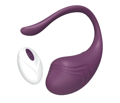 Crushious Tamago Wireless Vibrating Egg Purple - USB Rechargeable, 9 Modes