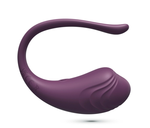 Crushious Tamago Wireless Vibrating Egg Purple - USB Rechargeable, 9 Modes