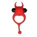 Crushious Daemon Vibrating Silicone Ring Red 10 Modes 12.5cm