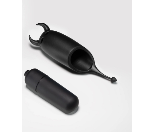 Crushious O-Pet Devil Vibrating Bullet Black 10 Modes Compact Design