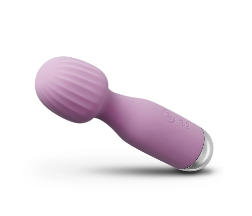 Crushious Wanderlust Mini Wand Massager Lilac - Compact Silicone, 10 Modes