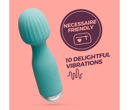 Crushious Wanderlust Mini Wand Massager Mint Green Compact 15cm