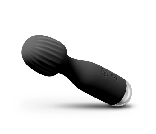 Crushious Wanderlust Mini Wand Massager Black 15cm USB Rechargeable