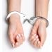 Crushious Lust Adjustable Metal Handcuffs Silver - Secure Lock System