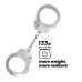 Crushious Lust Adjustable Metal Handcuffs Silver - Secure Lock System