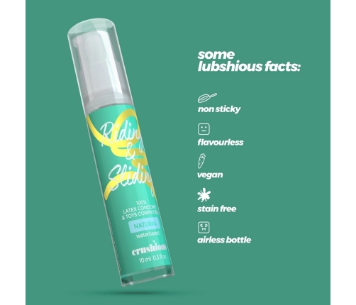 Riding & Sliding Water-Based Lubricant 10ml Odourless Airless Bottle