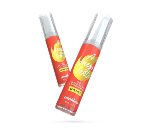 A Fuego Lento Warming Lubricant Gel 10ml - Vegan, Odourless, Airless Bottle