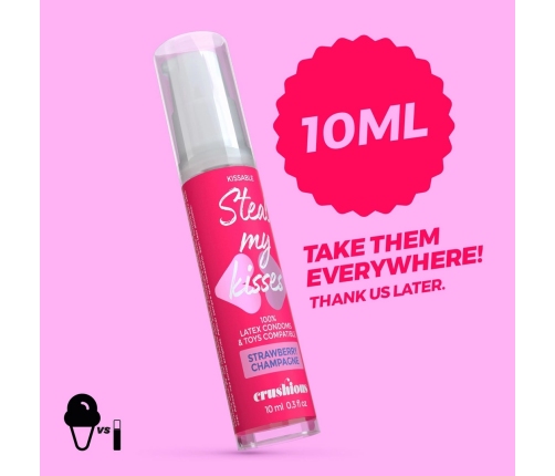 Bijoux Indiscrets Steal My Kisses Lubricant Strawberry Champagne 10ml