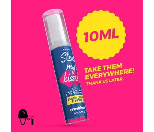 Steal My Kisses Energy Drink Aroma Water-Based Lubricant Gel 10 ml