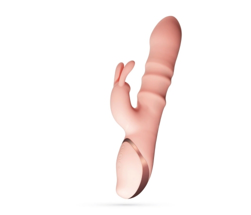 Crushious Ringlord Rabbit Ring Massager Pink - 3 Motion Rings, 10 Modes