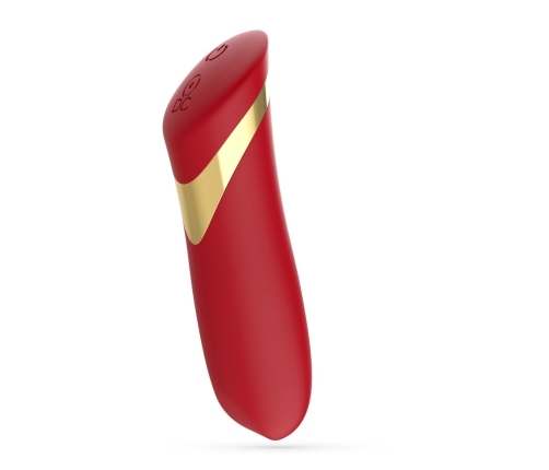 Crushious Blinders Rechargeable Mini Vibrating Device Red 10 Modes