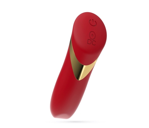 Crushious Blinders Rechargeable Mini Vibrating Device Red 10 Modes