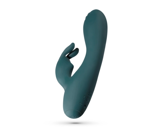 Crushious Lola Mini Rabbit Model - Emerald, 10-Mode Silicone System