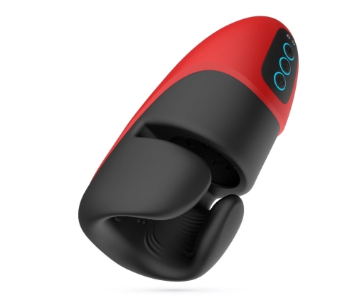 Crushious Pancho Intimate Device Rechargeable Compression Red/Black 16.5cm