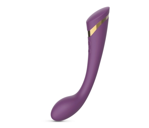 Crushious Midas Flexible G-Spot Massager Purple 21cm Silicone ABS