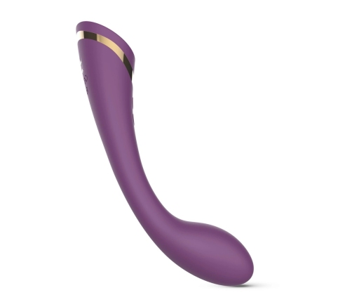 Crushious Midas Flexible G-Spot Massager Purple 21cm Silicone ABS