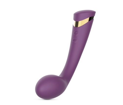 Crushious Midas Flexible G-Spot Massager Purple 21cm Silicone ABS