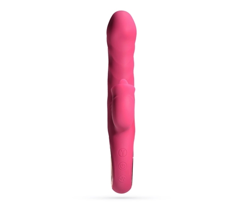 Mirenca Wiggle Rabbit Intimate Massager Pink Silicone 10 Modes 22.5cm
