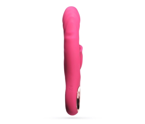 Mirenca Wiggle Rabbit Intimate Massager Pink Silicone 10 Modes 22.5cm