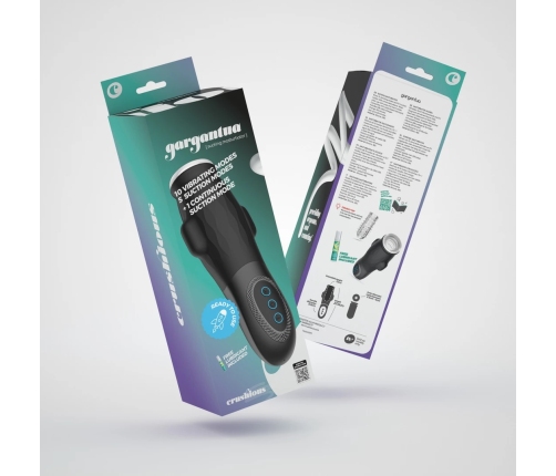 Crushious Gargantua Intimate Suction Device with Removable Sleeve 23.5cm