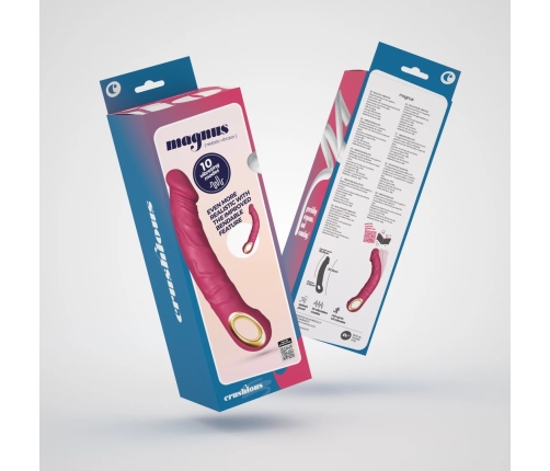 Magnus Bend Flexible Intimate Device Pink 22.5cm USB Rechargeable