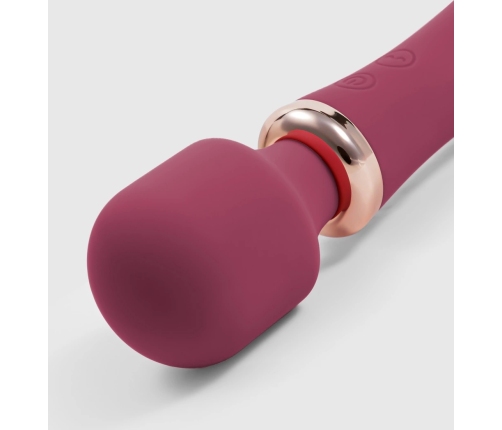 Crushious Jinx Dual Wand Massager Red Wine - Heating & 10 Modes, 21cm