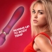 Crushious Jinx Dual Wand Massager Red Wine - Heating & 10 Modes, 21cm