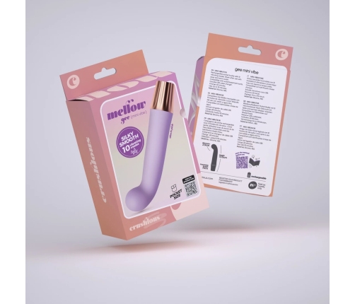 Crushious Mellow Gee Mini Lavender - Compact G-Spot System, 10 Modes
