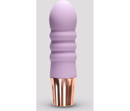 Crushious Mellow Bubbles Mini Vibrator Lavender 11cm Silicone USB