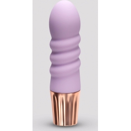 Crushious Mellow Bubbles Mini Vibrator Lavender 11cm Silicone USB