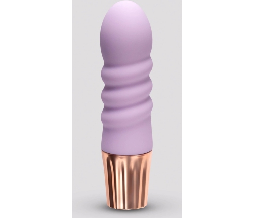 Crushious Mellow Bubbles Mini Vibrator Lavender 11cm Silicone USB