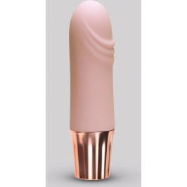 Crushious Mellow Waves Mini Vibrating Device Pink 11cm Silicone