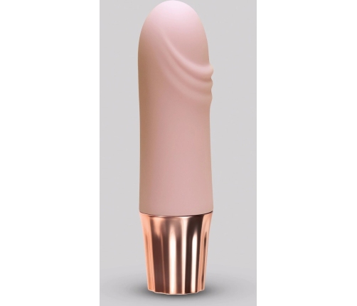 Crushious Mellow Waves Mini Vibrating Device Pink 11cm Silicone