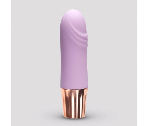 Crushious Mellow Waves Mini Vibrating Device Lavender 11cm USB Rechargeable