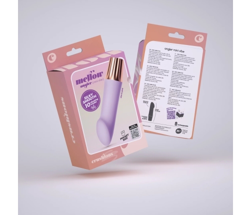 Crushious Mellow Angler Mini Lavender - Compact G-Spot Vibrator 11.7 cm