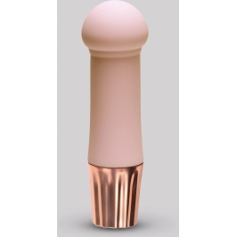 Crushious Mellow Puff Mini Wand - Compact Pink Massager, 11 cm